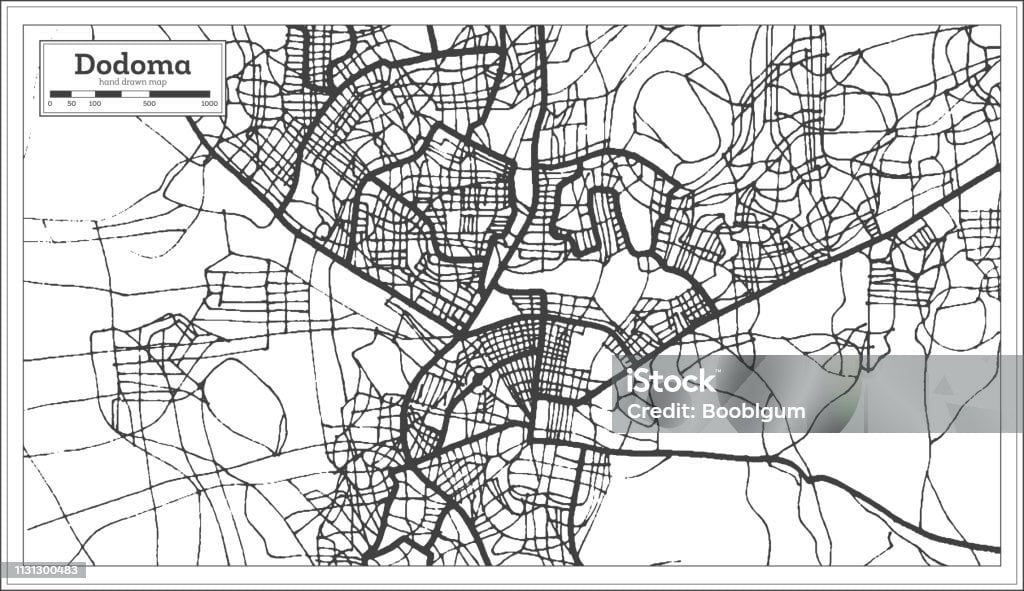 dodoma-tanzania-city-map-in-retro-style-outline-map-vector-id1131300483